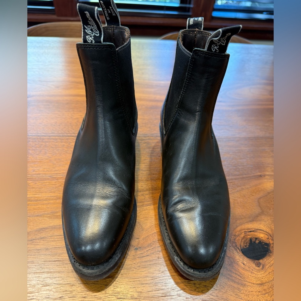 R.M. Williams Lady Yearling Classic Black Leather Boots